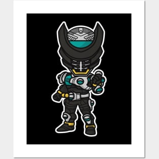 Kamen Rider Birth Chibi Style Kawaii Posters and Art